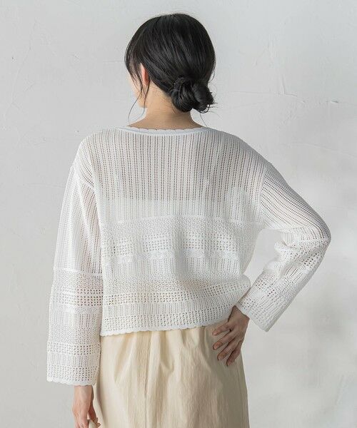Droite lautreamont / ドロワットロートレアモン ニット・セーター | レース柄ニット | 詳細3