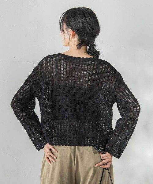 Droite lautreamont / ドロワットロートレアモン ニット・セーター | レース柄ニット | 詳細11
