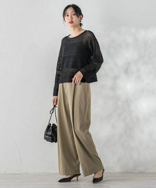 Droite lautreamont / ドロワットロートレアモン ニット・セーター | レース柄ニット | 詳細13