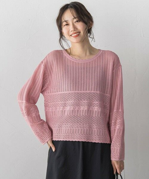 Droite lautreamont / ドロワットロートレアモン ニット・セーター | レース柄ニット | 詳細18