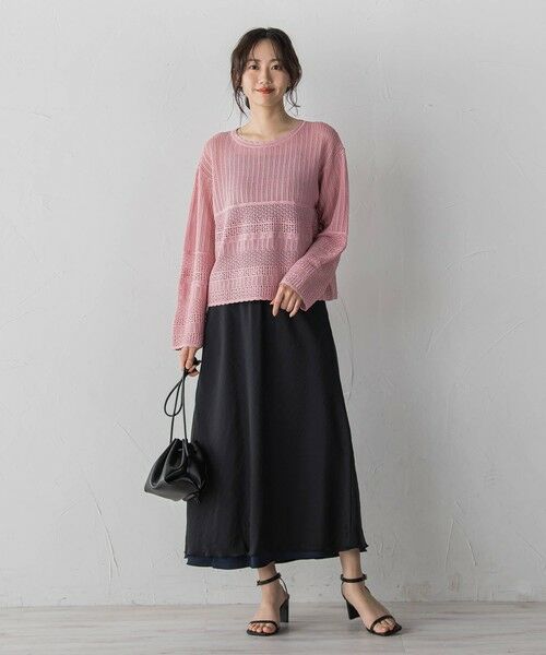 Droite lautreamont / ドロワットロートレアモン ニット・セーター | レース柄ニット | 詳細19