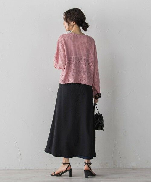 Droite lautreamont / ドロワットロートレアモン ニット・セーター | レース柄ニット | 詳細20