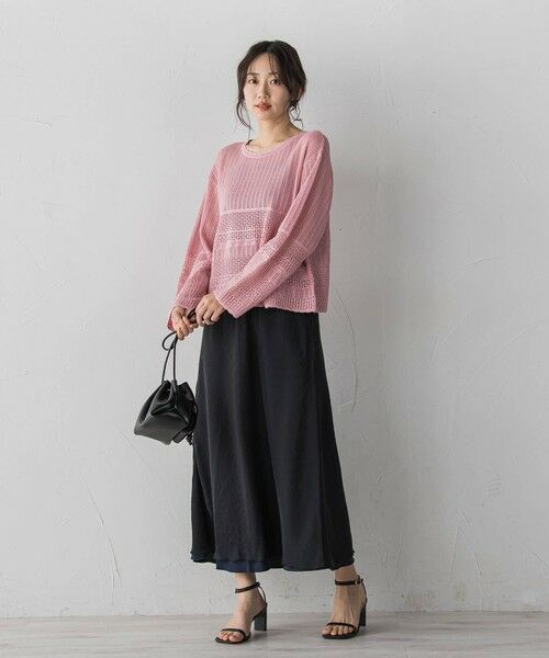 Droite lautreamont / ドロワットロートレアモン ニット・セーター | レース柄ニット | 詳細22