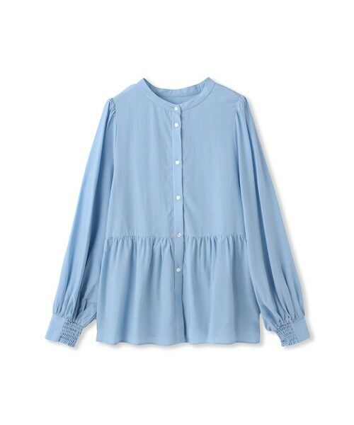 Droite lautreamont / ドロワットロートレアモン シャツ・ブラウス | 2WAYシアーペプラムシャツ | 詳細25