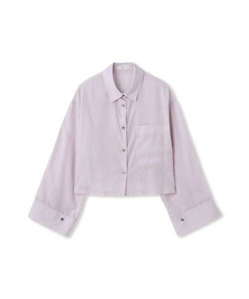 Droite lautreamont / ドロワットロートレアモン シャツ・ブラウス | LYOCELL DOBBY STRIPEシャツ | 詳細16