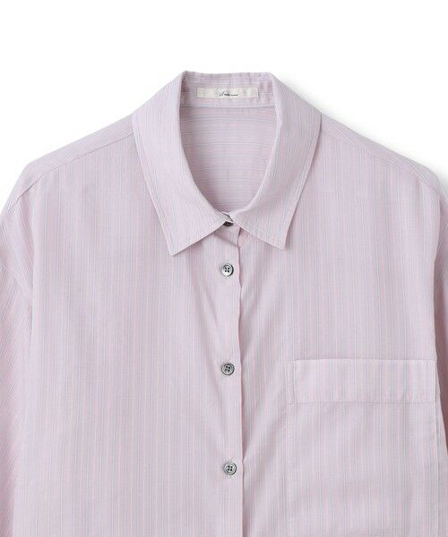 Droite lautreamont / ドロワットロートレアモン シャツ・ブラウス | LYOCELL DOBBY STRIPEシャツ | 詳細18