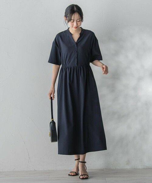 Droite lautreamont / ドロワットロートレアモン ロング・マキシ丈ワンピース | タンブラーブッチャーワンピース | 詳細1