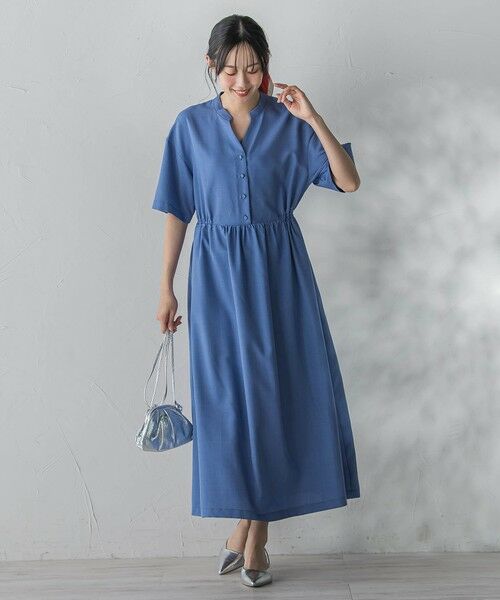 Droite lautreamont / ドロワットロートレアモン ロング・マキシ丈ワンピース | タンブラーブッチャーワンピース | 詳細4