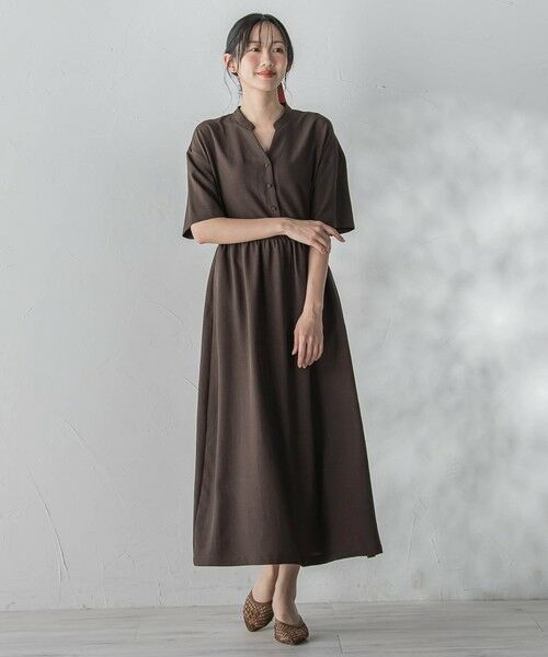 Droite lautreamont / ドロワットロートレアモン ロング・マキシ丈ワンピース | タンブラーブッチャーワンピース | 詳細7