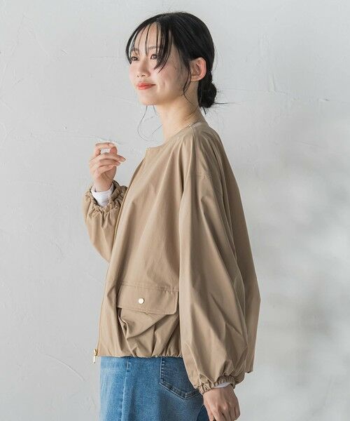 Droite lautreamont / ドロワットロートレアモン テーラードジャケット | 【WEB限定】2WAYサーブルクロス撥水ブルゾン | 詳細8