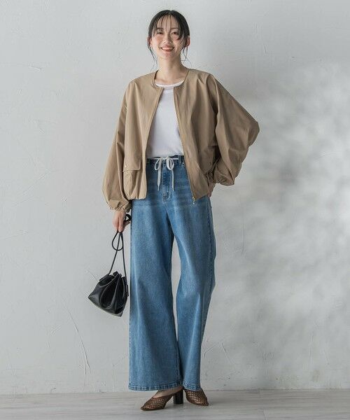 Droite lautreamont / ドロワットロートレアモン テーラードジャケット | 【WEB限定】2WAYサーブルクロス撥水ブルゾン | 詳細10