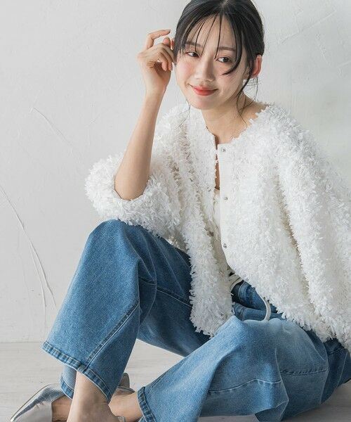 Droite lautreamont / ドロワットロートレアモン テーラードジャケット | ショウセンモールインレーブルゾン（オフホワイト）