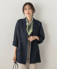 Droite lautreamont / ドロワットロートレアモン テーラードジャケット | シアー麻調合繊ジャケット