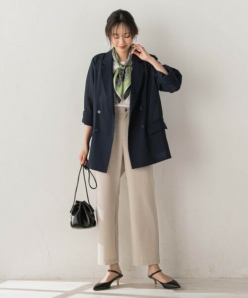 Droite lautreamont / ドロワットロートレアモン テーラードジャケット | シアー麻調合繊ジャケット | 詳細4