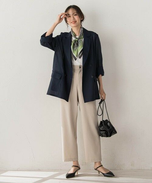 Droite lautreamont / ドロワットロートレアモン テーラードジャケット | シアー麻調合繊ジャケット | 詳細6