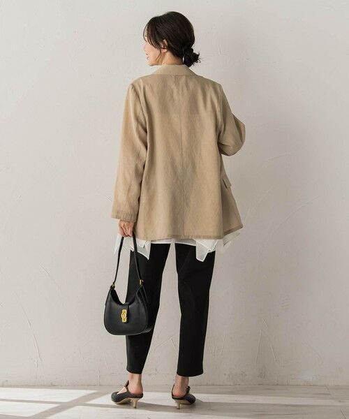 Droite lautreamont / ドロワットロートレアモン テーラードジャケット | シアー麻調合繊ジャケット | 詳細11