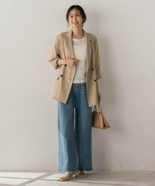 Droite lautreamont / ドロワットロートレアモン テーラードジャケット | シアー麻調合繊ジャケット | 詳細17