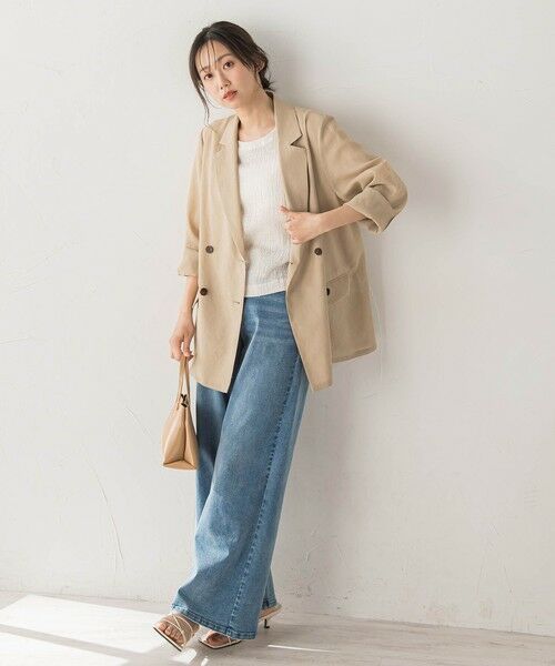 Droite lautreamont / ドロワットロートレアモン テーラードジャケット | シアー麻調合繊ジャケット | 詳細19