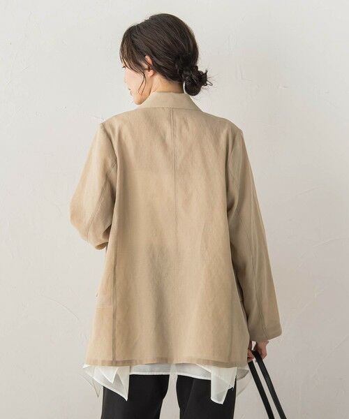 Droite lautreamont / ドロワットロートレアモン テーラードジャケット | シアー麻調合繊ジャケット | 詳細8