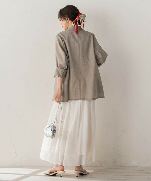 Droite lautreamont / ドロワットロートレアモン テーラードジャケット | シアー麻調合繊ジャケット | 詳細24