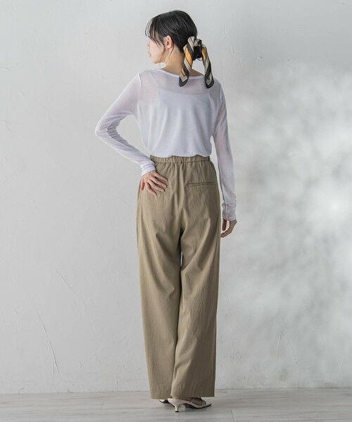 Droite lautreamont / ドロワットロートレアモン カットソー | シアーフライス×チュールレイヤードプルオーバー | 詳細12