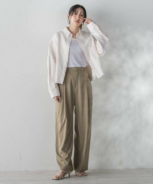 Droite lautreamont / ドロワットロートレアモン カットソー | シアーフライス×チュールレイヤードプルオーバー | 詳細13