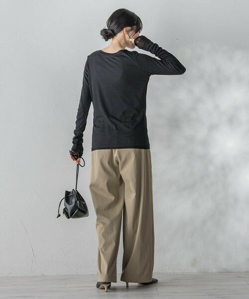 Droite lautreamont / ドロワットロートレアモン カットソー | シアーフライス×チュールレイヤードプルオーバー | 詳細22