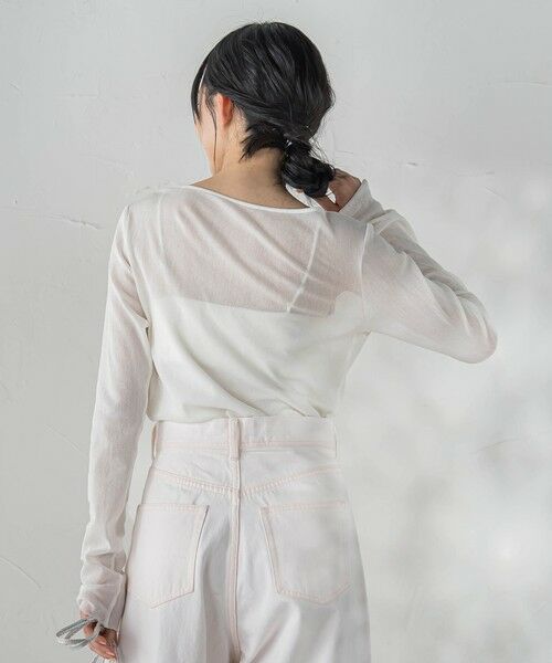 Droite lautreamont / ドロワットロートレアモン カットソー | コットンサラチュールカットソー | 詳細3