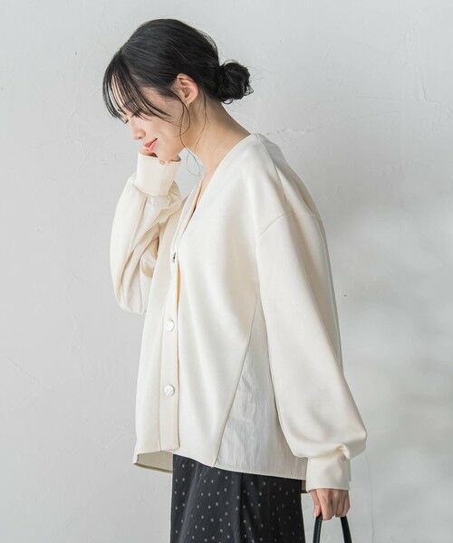 Droite lautreamont / ドロワットロートレアモン カーディガン・ボレロ | 【WEB限定】ダンボールカーディガン | 詳細2