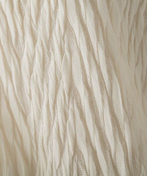 Droite lautreamont / ドロワットロートレアモン カットソー | 【WEB限定】フリルジャガードクルーネックプルオーバー | 詳細5