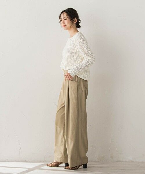 Droite lautreamont / ドロワットロートレアモン カットソー | 【WEB限定】フリルジャガードクルーネックプルオーバー | 詳細7