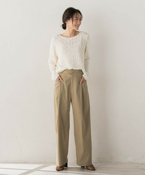 Droite lautreamont / ドロワットロートレアモン カットソー | 【WEB限定】フリルジャガードクルーネックプルオーバー | 詳細9