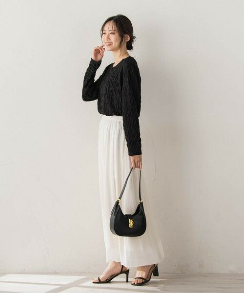 Droite lautreamont / ドロワットロートレアモン カットソー | 【WEB限定】フリルジャガードクルーネックプルオーバー | 詳細17