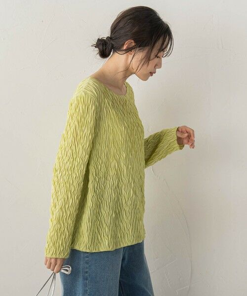 Droite lautreamont / ドロワットロートレアモン カットソー | 【WEB限定】フリルジャガードクルーネックプルオーバー | 詳細22