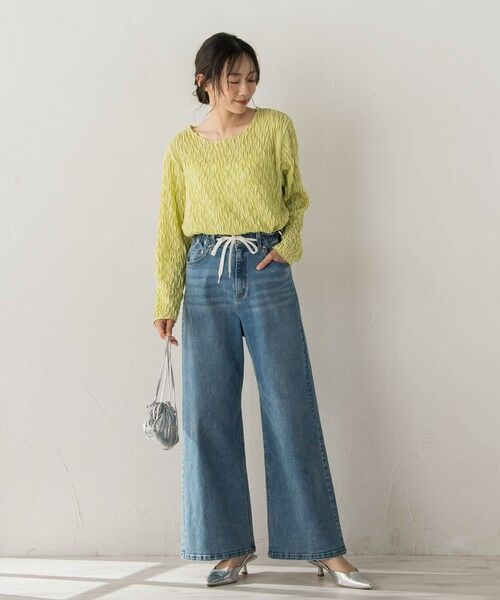 Droite lautreamont / ドロワットロートレアモン カットソー | 【WEB限定】フリルジャガードクルーネックプルオーバー | 詳細28