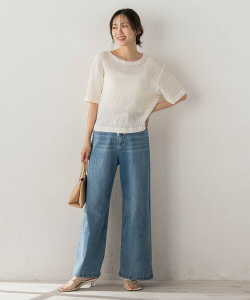 Droite lautreamont / ドロワットロートレアモン カットソー | Recycle Slub BluseクロップドTシャツ | 詳細4