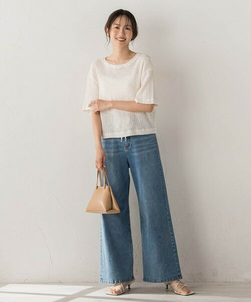 Droite lautreamont / ドロワットロートレアモン カットソー | Recycle Slub BluseクロップドTシャツ | 詳細6