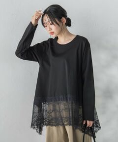 Droite lautreamont / ドロワットロートレアモン カットソー | レースコンビカットソー