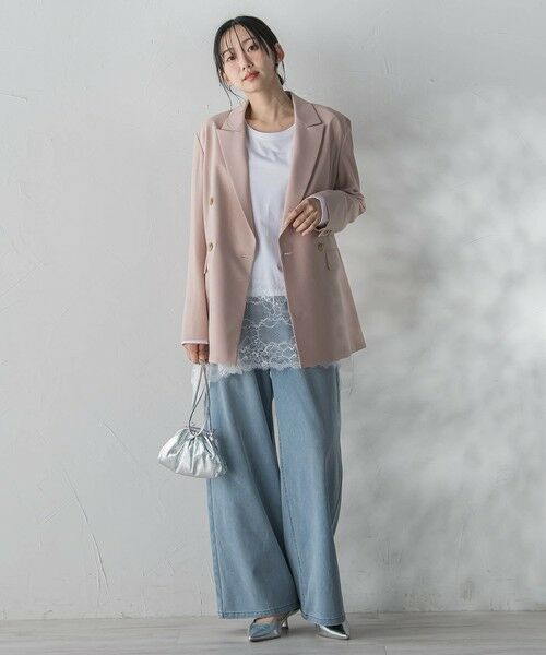 Droite lautreamont / ドロワットロートレアモン カットソー | レースコンビカットソー | 詳細8