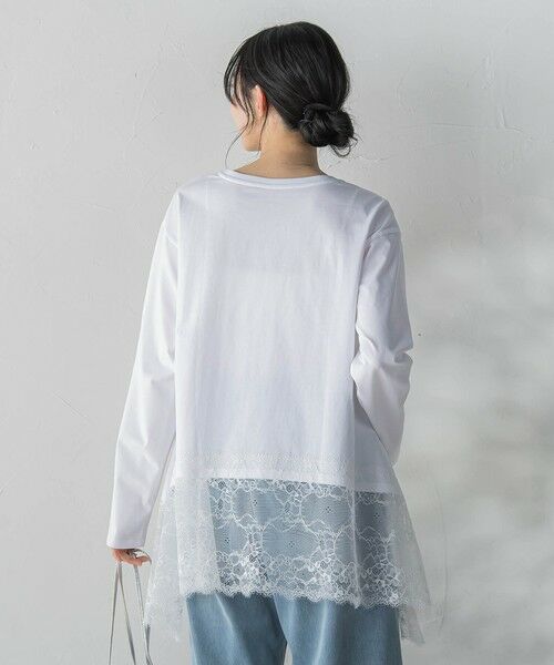 Droite lautreamont / ドロワットロートレアモン カットソー | レースコンビカットソー | 詳細3