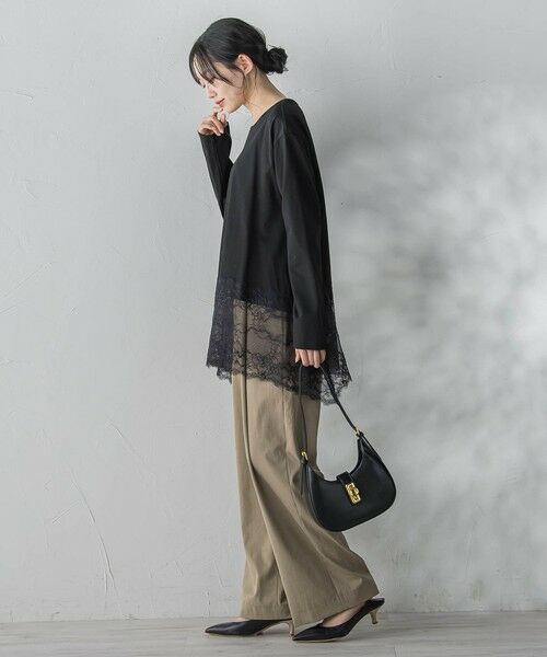 Droite lautreamont / ドロワットロートレアモン カットソー | レースコンビカットソー | 詳細13