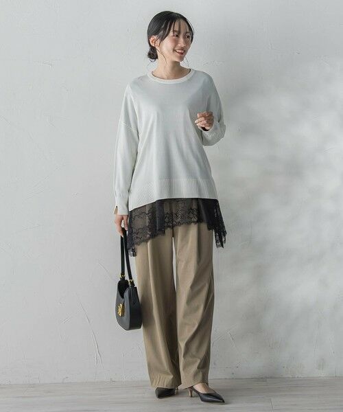 Droite lautreamont / ドロワットロートレアモン カットソー | レースコンビカットソー | 詳細17