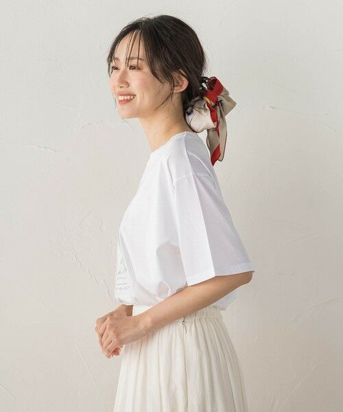 Droite lautreamont / ドロワットロートレアモン カットソー | チュール重ねフォトTシャツ | 詳細1