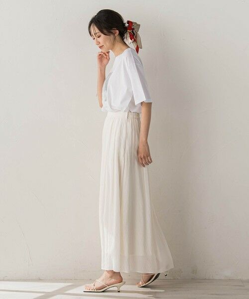 Droite lautreamont / ドロワットロートレアモン カットソー | チュール重ねフォトTシャツ | 詳細5