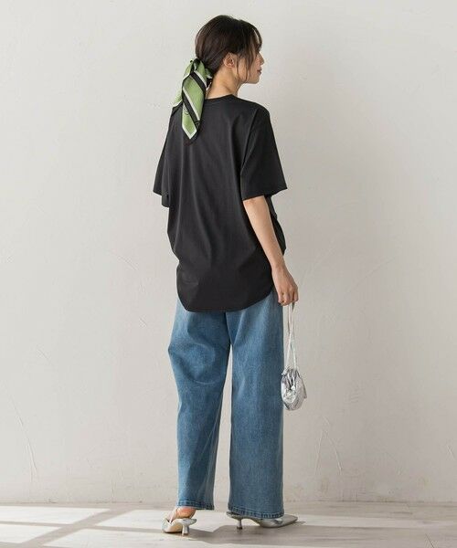 Droite lautreamont / ドロワットロートレアモン カットソー | チュール重ねフォトTシャツ | 詳細13