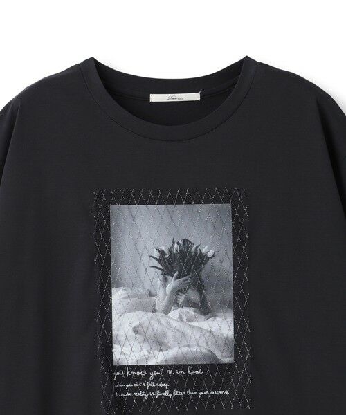Droite lautreamont / ドロワットロートレアモン カットソー | チュール重ねフォトTシャツ | 詳細17