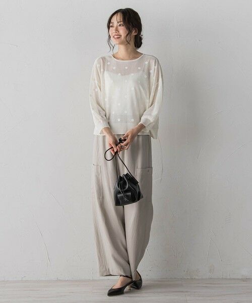 Droite lautreamont / ドロワットロートレアモン その他パンツ | シルキーリネンパンツ | 詳細4