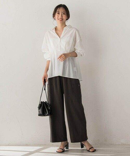 Droite lautreamont / ドロワットロートレアモン その他パンツ | シルキーリネンパンツ | 詳細16