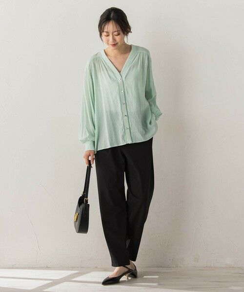 Droite lautreamont / ドロワットロートレアモン その他パンツ | CICA配合サークルストレッチテーパードパンツ | 詳細7