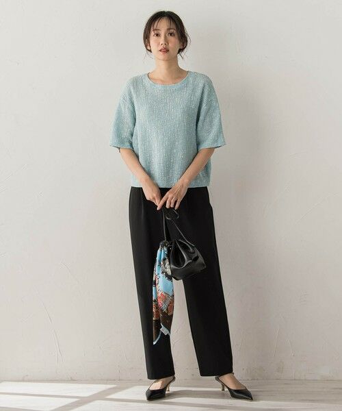 Droite lautreamont / ドロワットロートレアモン その他パンツ | CICA配合サークルストレッチテーパードパンツ | 詳細4